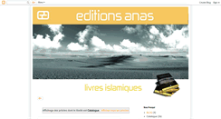 Desktop Screenshot of editionsanas.com