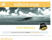 Tablet Screenshot of editionsanas.com